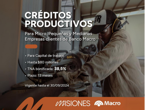 Lee más sobre el artículo Misiones y Banco Macro lanzan nueva línea de créditos productivos para MiPyMEs